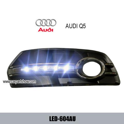 AUDI Q5 DRL LED Daytime Running Lights Car headlight parts Fog lamp cover LED-604AU