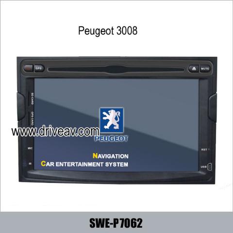 Peugeot 3008 OEM stereo radio Car DVD player bluetooth TV GPS navi SWE-P7062