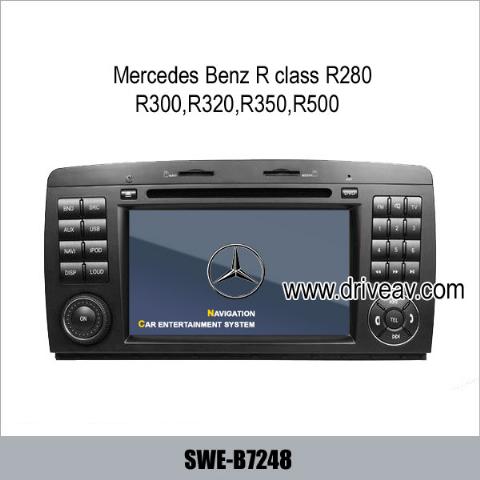 Mercedes Benz R class R280 R300 R320 R350 R500 radio DVD GPS TV IPOD SWE-B7248
