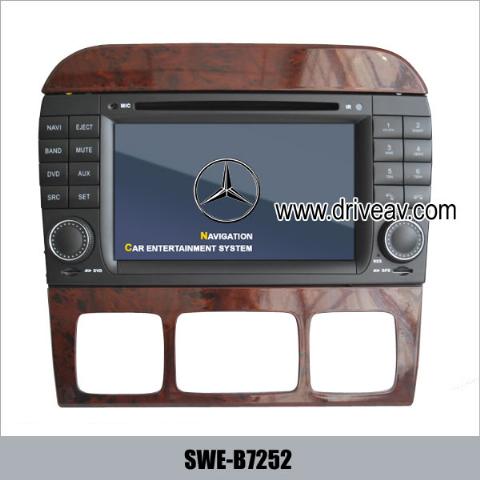 Benz S-Class S430 S500 S600 S320 CDI S55 S63 S6 OEM radio DVD GPS TV SWE-B7252