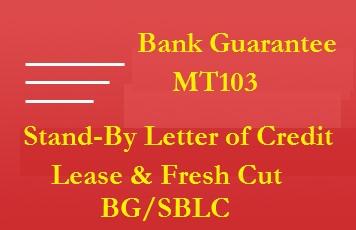 Providers of Fresh Cut BG, SBLC, POF, MTN, Bonds and CDs
