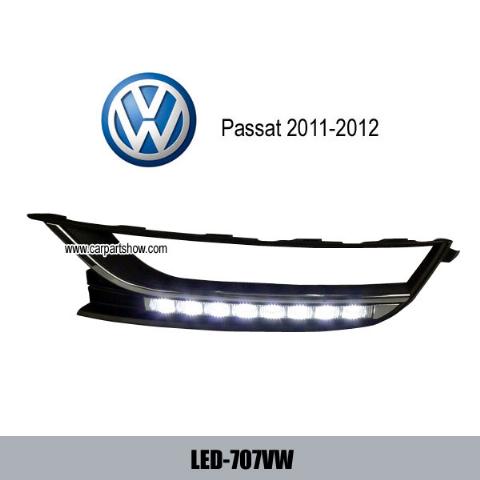 Volkswagen VW Passat 11-12 DRL LED Daytime Running Lights Car headlight parts Fog lamp cover LED-707VW