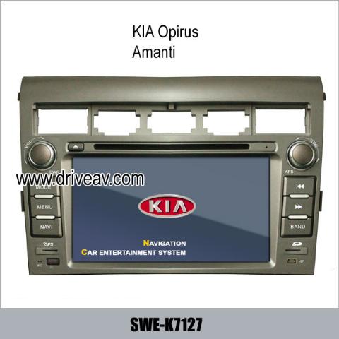 KIA Opirus Amanti radio Car DVD Player bluetooth IPOD GPS navi TV SWE-K7127