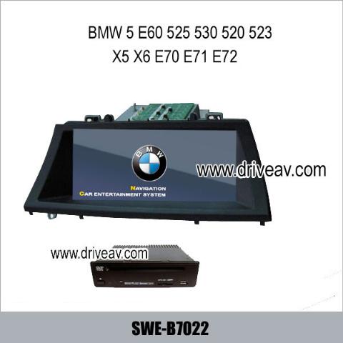 BMW 5 E60 525 530 520 523 X5 X6 stereo radio DVD GPS TV Bluetooth SWE-B7022