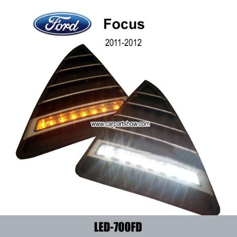 Ford Focus two compartments 11-12 DRL LED Daytime Running Lights turn light steering lamps LED-700FD