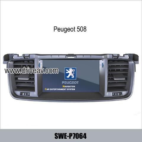 Peugeot 508 OEM stereo radio Car DVD player TV GPS navi SWE-P7064