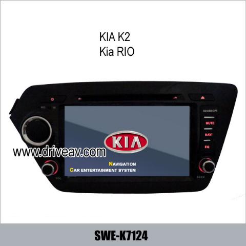 KIA K2 Kia RIO OEM stereo radio DVD player GPS navi bluetooth TV SWE-K7124