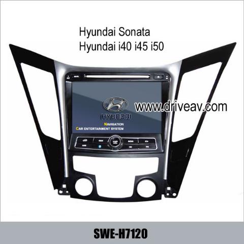 Hyundai Sonata Hyundai i40 i45 i50 radio car dvd gps navi TV SWE-H7120