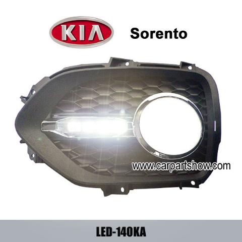 KIA Sorento DRL LED Daytime Running Lights Car headlight parts Fog lamp cover LED-140KA