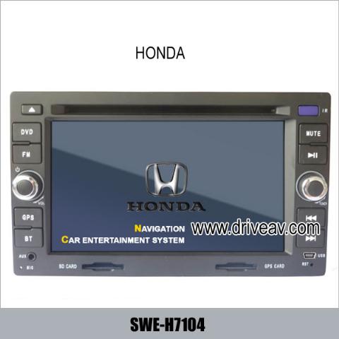 Car DVD GPS for HONDA CIVIC ACCORD CRV ODYSSEY Fit SWE-H7104