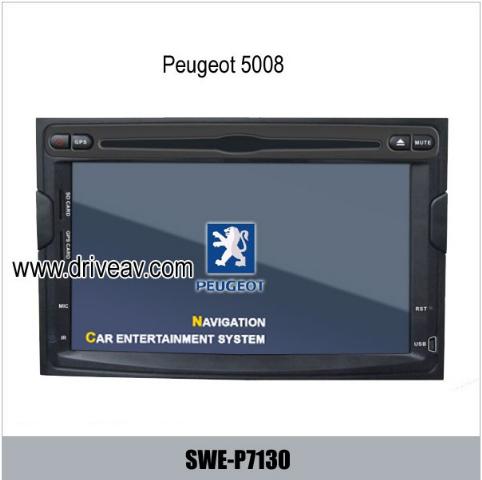 Peugeot 5008 radio auto Car DVD Player GPS navigation TV SWE-P7130