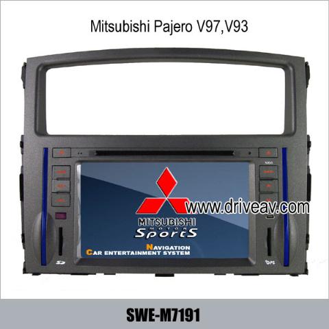 Mitsubishi Pajero V97 V93 OEM radio Car DVD Player GPS navi TV stereo ipod SWE-M7191