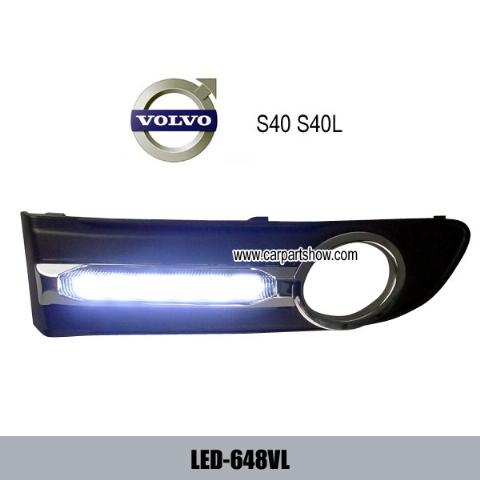 VOLVO S40 S40L DRL LED Daytime Running Lights Car headlight parts Fog lamp cover LED-648VL