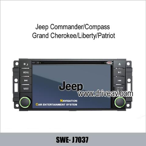 Jeep Commander Compass Grand Cherokee Liberty Patriot radio DVD GPS TV SWE-J7037