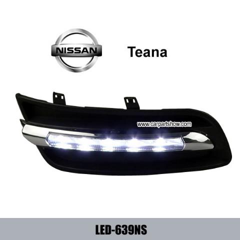 NISSAN Teana DRL LED Daytime Running Lights Car headlight parts Fog lamp cover LED-639NS