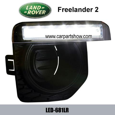 Land Rover Freelander 2 DRL LED Daytime Running Lights Car headlight parts Fog lamp cover LED-681LR