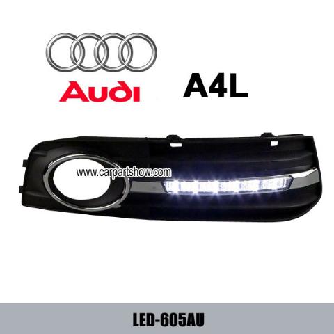 AUDI A4L DRL LED Daytime Running Lights Car headlight parts Fog lamp cover LED-605AU