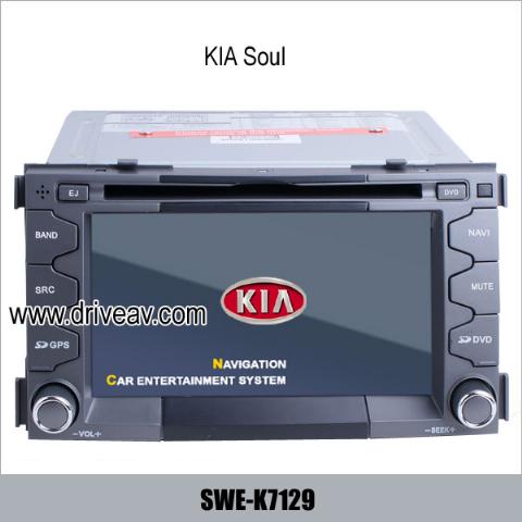 KIA SOUL OEM radio Car DVD Player bluetooth IPOD GPS navi TV RDS SWE-K7129