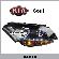 KIA Soul Angel Eye LED Head Lamp DRL Headlights Dayline BLACK Head Lights SWE-HL788