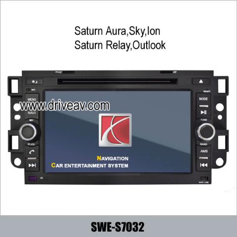 Saturn Vue Aura Sky Ion Relay Outlook OEM radio GPS DVD Player IPOD SWE-S7032