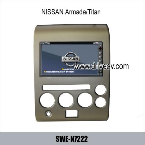 NISSAN Armada Titan radio Car DVD Player GPS Navi bluetooth TV IPOD SWE-N7222
