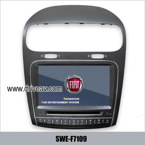 Fiat Freemont Car stereo radio system DVD player TV bluetooth GPS SWE-F7109