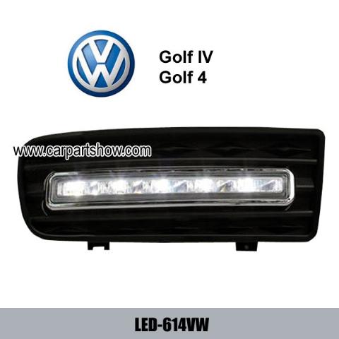 Volkswagen VW Golf IV 4 DRL LED Daytime Running Lights Car headlight parts Fog lamp cover LED-615VW