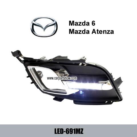 MAZDA 6 Mazda Atenza DRL LED Daytime Running Lights Car headlight parts Fog lamp cover LED-691MZ