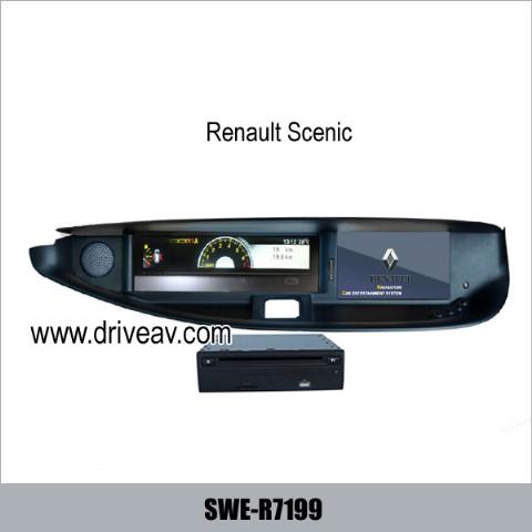 Renault Scenic stereo radio Car DVD Player Bluetooth GPS navi TV SWE-R7199