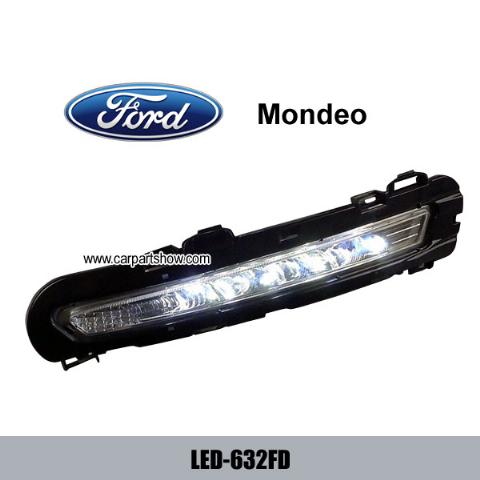 Ford Mondeo DRL LED Daytime Running Light Car headlights parts Fog lamp cover LED-632FD